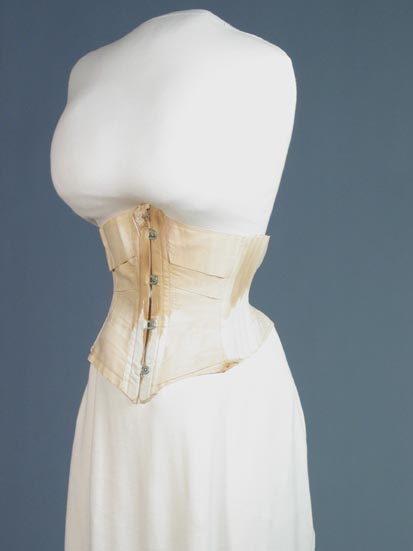 Corset with clips.